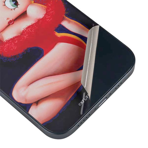 Betty Boop Red Dress iPhone 14 Plus Skin